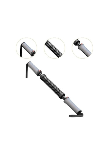 Ganzhoushop Twister Suntek Yaylı Siyah Power Göğüs Genişletici Bar 20kg-40kg Pf Siyah