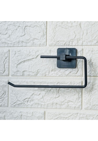 Kendiliğinden Yapışkanlı Siyah Paslanmaz Metal Rulo Havluluk Apar Diğer