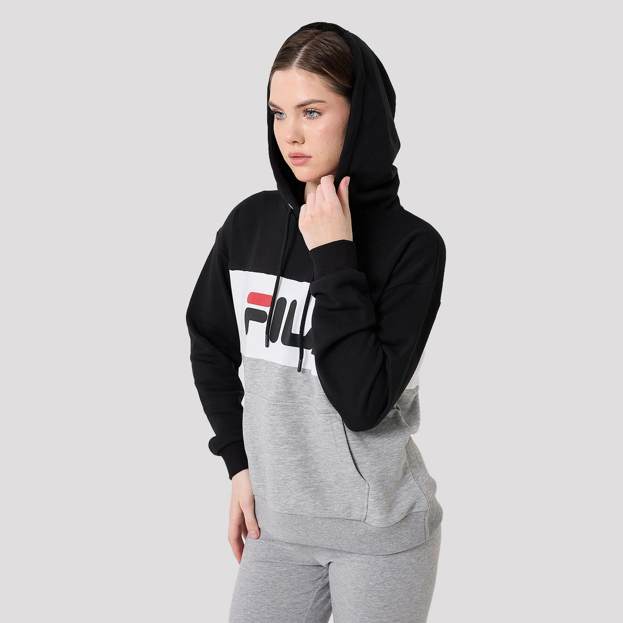 Siyah Fila Erkek Günlük Sweatshirt Lori Hoody 687042.80010 Siyah