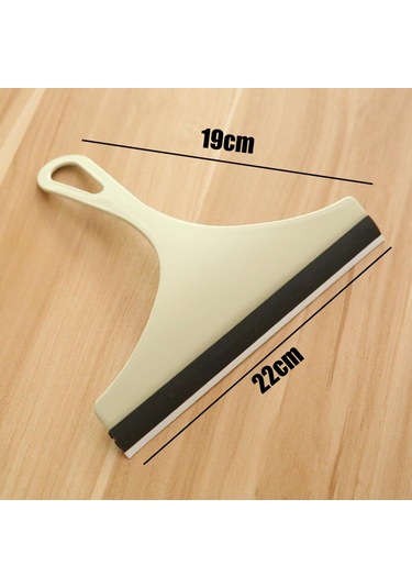 Çok Fonksiyonlu Cam Sileceği Silikon Kaymaz Pencere Zemin Kazıyıcı Uzun Saplı Banyo Aynası Kazıyıcı Ev Cam Temizleme