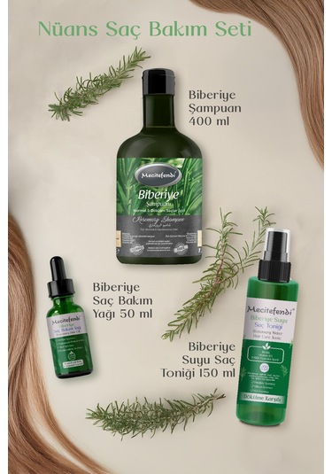 Mecitefendi Nüans Biberiye Saç Bakım Seti