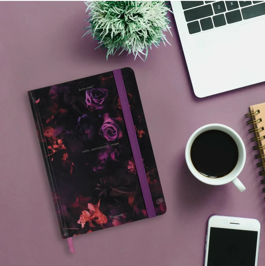 Brauberg A5 Not Defteri, Kareli Defter, Not Defteri 96 Yaprak 343377201 Siyah