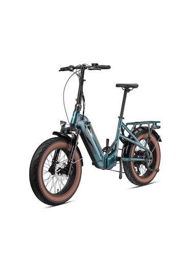 Loop Coaster Hidrolik Frenli Elektrikli Katlanır Bisiklet Kırmızı