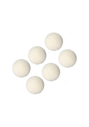 Dofolink 6 Adet Yün Kurutma Topları - Elektriği Azaltır, Kuruma Süresini Kısaltır, Deterjanssız Yumuşatıcı - 4cm Yün Topları Diğer