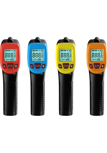 Dofolink El Tipi Entegre Enstrüman: Gm320s Kırmızı Inframerahat Termometre, -50 C İle 600 C Arası Hassas Ölçüm, Lcd Göstergeli, Plasti K Vücut