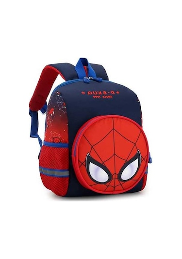 Maoyaya Yeni Anaokulu Schoolbag Moda Sevimli Kontrast Renk Sırt Çantası Kırmızı Ve Mavi Kırmızı