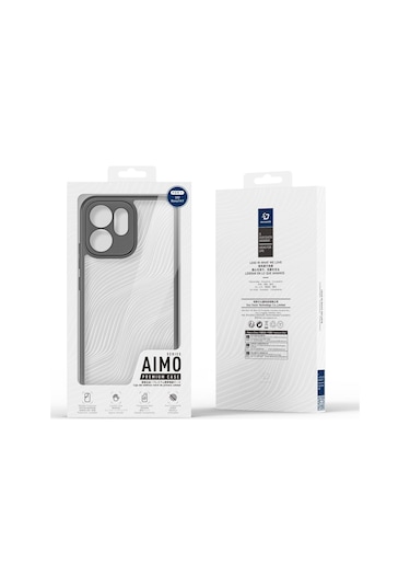 Oppo Reno14 F 5g Dux Ducıs Aimo Serisi Buzlu Hissediyorum Telefon Kılıfı Siyah Siyah