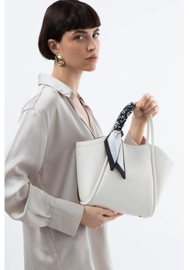 Matthew Cox Kadın El Çantası Byn2357 Std / Beyaz Beyaz