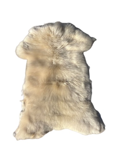 Üst Düzey Naturel Boyasız Medikal Özellikte Koyun Postu 100 X 65 Cm Beyaz