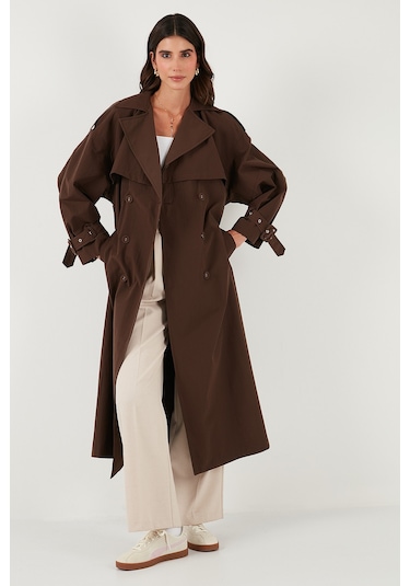 Lela Bayan Trençkot 6839637 Kahve Kahve