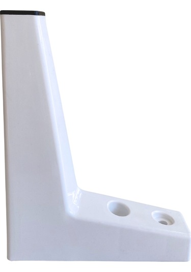 Serçe Düz 15cm Plastik Ayak Mobilya Masa Ve Dolap Ayağı 15cm Beyaz 1 Adet Beyaz