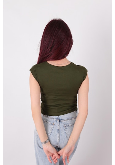 Busem S0015601 Kadın Bluz Haki