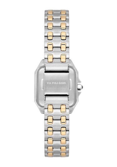 U.s. Polo Assn. Uspa2074-06 Altın Kaplama Yeşil Kadran Kare Kadın Kol Saati