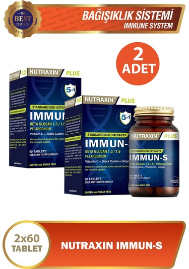 Nutraxin Immun-S 2 x 60 Tablet