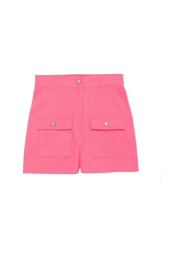 Olla Collection Cepli Kısa Şort Pembe Pembe