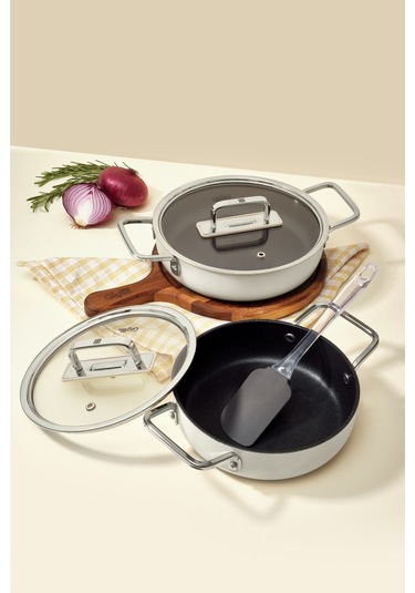 Fin 6 Parça Sahan Set Beyaz