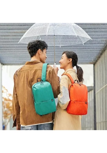 Renkli Küçük Sırt Çantası Erkek Ve Kadın Omuz Çantası Açık Su Çok Renkli