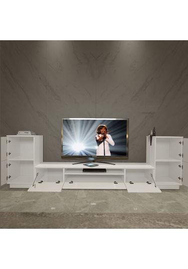 Decoraktiv Trendstyle On2s Mdf Tv Ünitesi Tv Sehpası Beyaz