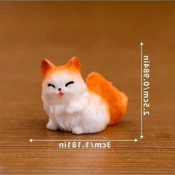 Trendooze Sevimli Yavru Kedi Figür 8 Adet, Masaüstü Bahçe Dekor, Sunshine022