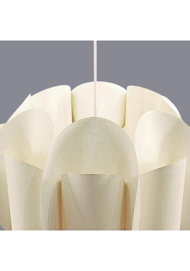 Lotus Krem Sarkıt Avize Kolay Kurulum Krem