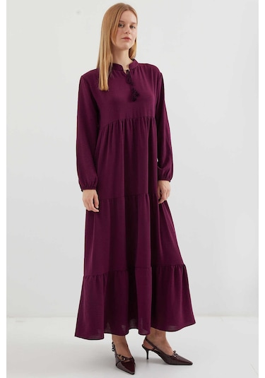 Gabria Ayrobin Elbise Mürdüm