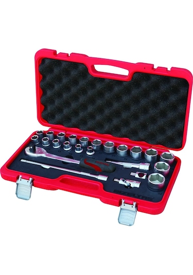 İzeltaş 1113 Lokma Anahtar Takımı 1/2' Altı Köşe 24 Parça – 1113002024