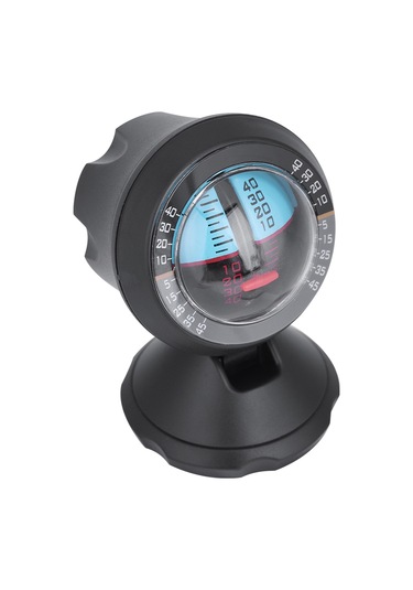 Moveevo Araç Eğim Ölçer - Yüksek Hassasiyetli Yol Durumu Tespit Cihazı, Abs Malzeme, Siyah, İç Dekor Ve Sürüş Güvenliği İçin