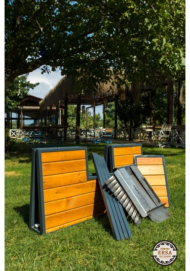 Geniş Kamp-karavan Çanta Modeli Ahşap