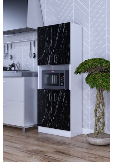 Çok Amaçlı Dolap Kapaklı Bölmeli Mutfak Balkon Banyo Dolap