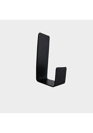 Yapışkanlı Askılık Kapı Arkası Bornoz Askılığı Yapışkanlı Mutfak Banyo Askılığı Havlu Askılığı Elbise Askılığı 4'lü Set 3m Yapışkanlı Tasarım Siyah