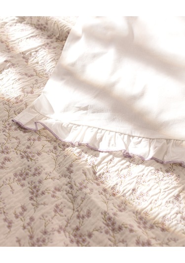 Madame Coco Marseille Çift Kişilik Yatak Örtüsü Seti - Mor Mürdüm