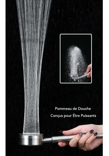 Paslanmaz Çelik Duş Başlığı 304 Su Tasarruflu Banyo Jet Boyutu B Diğer