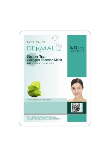 Dermal Yeşil Çay Özlü Kolajen Maskesi 23Gr