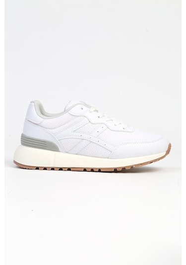 Benetton Bn-30984- 3319 Beyaz - Kadın Spor Ayakkabı 001