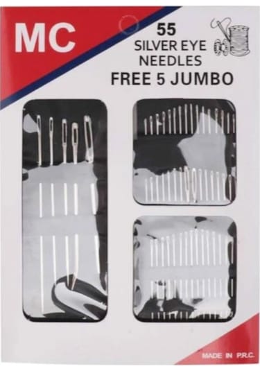 İğne Seti -55 Parça İğne Seti-Deri Kumaş Dikiş Seti