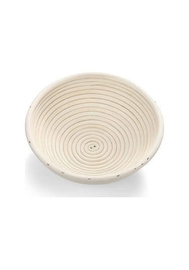 Maoyaya Astarlı Premium Yuvarlak Ekmek Banneton Sepeti - 10 İnç Yuvarlak/oval Doğal Renk Brotform Doğal Renk