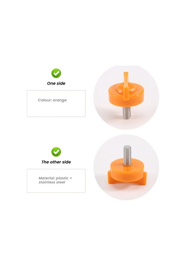 Xurunkeji Xc-2000e Elektrikli Portakal Sıkma Makinesi Parçaları İçin 2 Adet Meyve Suyu Sıkacağı Yedek Parçaları Meyve Suyu Sıkma Makinesi Parçaları Turuncu