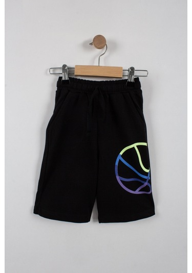 Erkek Çocuk Yes Yazılı Şortlu Takım-6087-Beyaz-Yeşil Beyaz - Yeşil