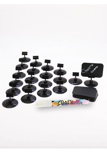 Psmtorg Siyah Tebeşirli Etiket Tutucu İşaretleyici Fiyatları 33889681 Diğer