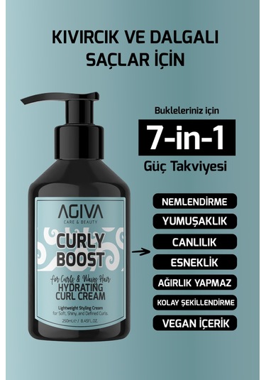 Curly Boost Durulanmayan Nemlendirici Bukle Kremi - 250ml