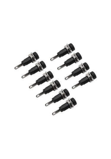 10'lu Siyah 2mm Banana Jak Kaiyi