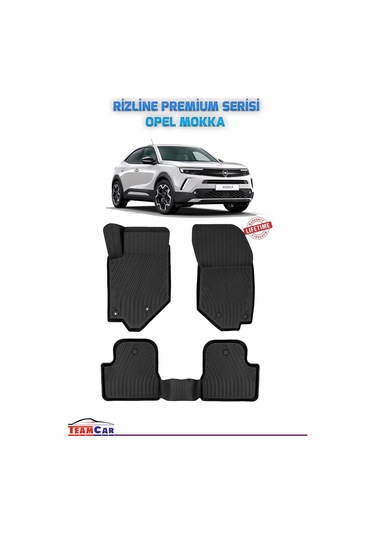Teamcar Opel Mokka 2021 Sonras Uyumlu Premium Seri Havuzlu Paspas