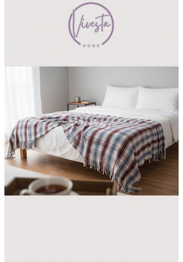 Scotch Battaniye 180 220 Cm Lüks, Yumuşacık Ve Sıcak Tutucu Konfor Battaniyesi Bordo