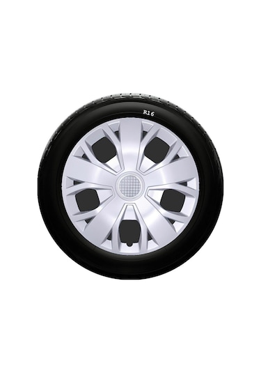 Citroen Uyumlu 16 Inc Kırılmaz Sks Jant Kapağı 1 Takım 4 Adet No:420