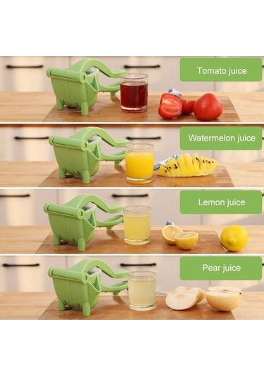 Pazly Cbtx Ev Plastik Buz Sıkacağı, Bar Çay Dükkanı İçin El Sıkacağı Manuel Ezilmiş Çok Renkli