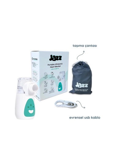 Jazz Taşınabilir Ultrasonic Mesh Nebulizatör