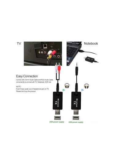 Yunboo Tx9 Kablosuz Bluetooth Verici İle Tv, Dvd Ve Bilgisayardan Rahat Müzik Keyfi - 10 Metre Menzil 112 Karakter