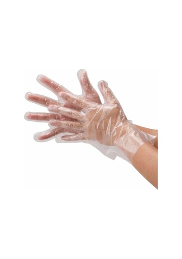 Şeffaf Poşet Eldiven 100'lü 2 Paket 200 Adet Tek Kullanımlık
