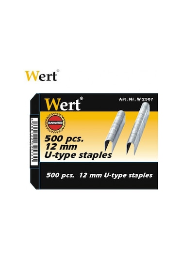 Wet 2507 Zımba Teli U Tipi 500 Adet