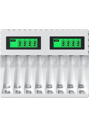 Lcd Ekranlı, Aa/aaa Nicd Nimh Şarj Edilebilir Piller İçin Akıllı Pil Şarj Cihazı, Aa Aaa İçin Şarj Cihazı